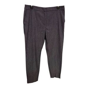 NWT MaxMara Ultramarine Charcoal Navy Trousers - Sz 12